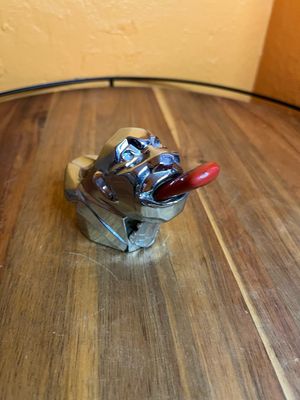 MEB Man Sticking Out Tongue Woolworth Building NY Cigarette Holder Table Lighter