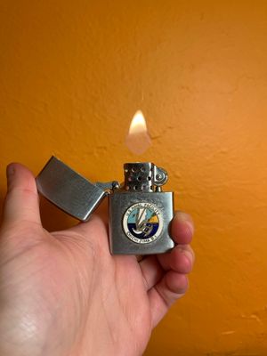 US Naval Facility Chichi Jima BI Souvenir Military Flip Top Lighter