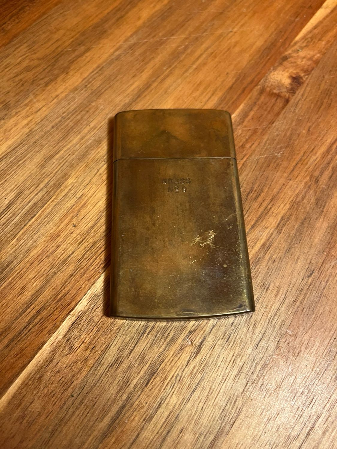 Chas T Kennedy Brass No9 Customized ‘PWA’ Slim Cigarette Case
