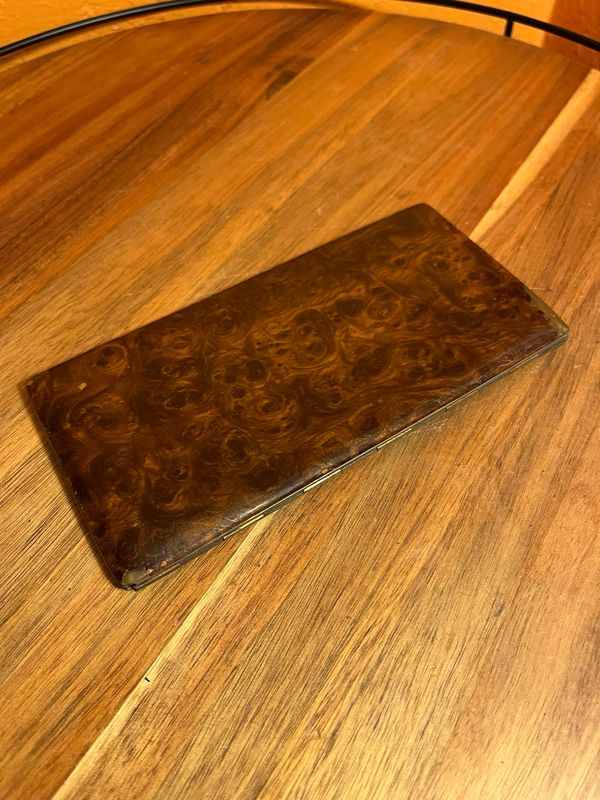 Imitation Tortoiseshell Long Cigarette Case