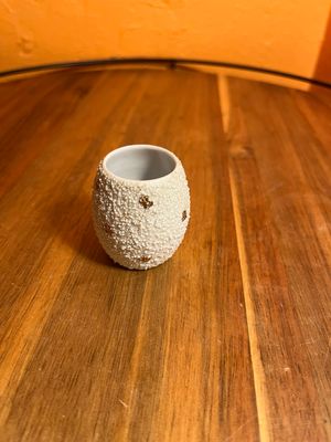 Gold Polka Dots Textured Match Holder