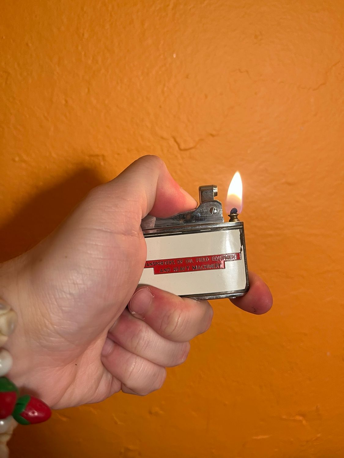 HJ Jeffries Truck Line Inc Flat Ad Lighter