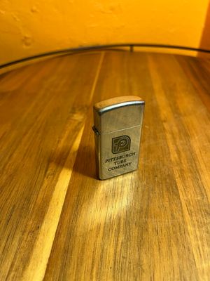 1974 Pittsburgh Tube Company Zippo Slim Lighter