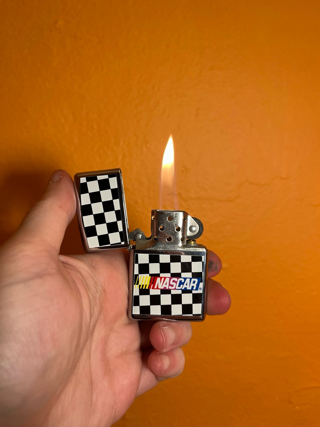 1999 NASCAR Checkered Flag Zippo Lighter