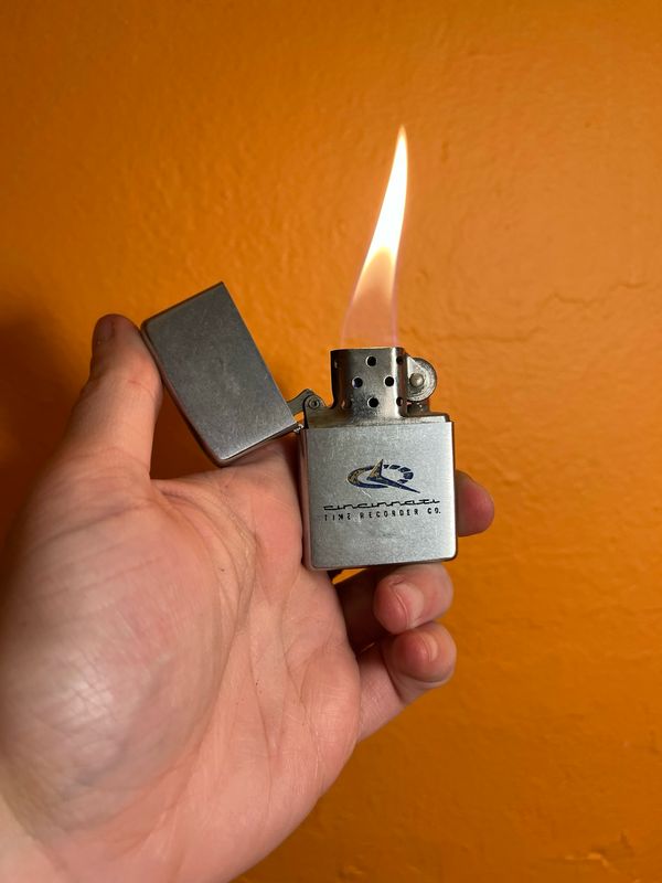 1976-77 Cincinnati Time Recorder Co Zippo Lighter