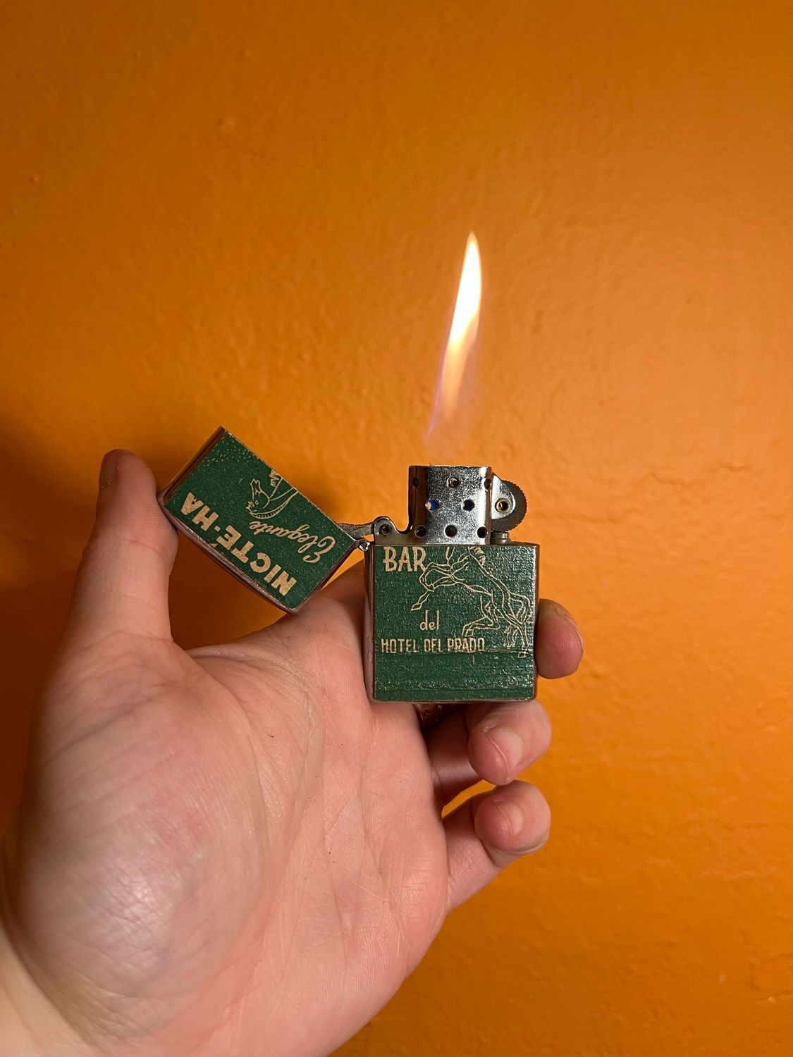 Customized Nicté-Ha Elegante Mexican Matchbook Cover Flip Top Lighter