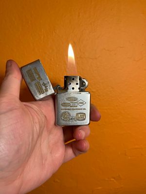 1970 Personalized ‘Roy Loves Lori(?) Loves Roy’ Columbus Equipment Co Zippo Lighter
