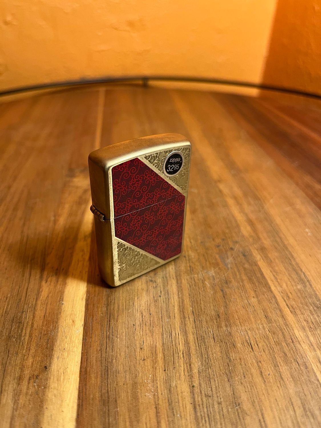 2012 Regal Red &amp; Brass Sealed Unstruck Zippo Lighter