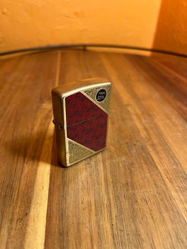 2012 Regal Red &amp; Brass Sealed Unstruck Zippo Lighter