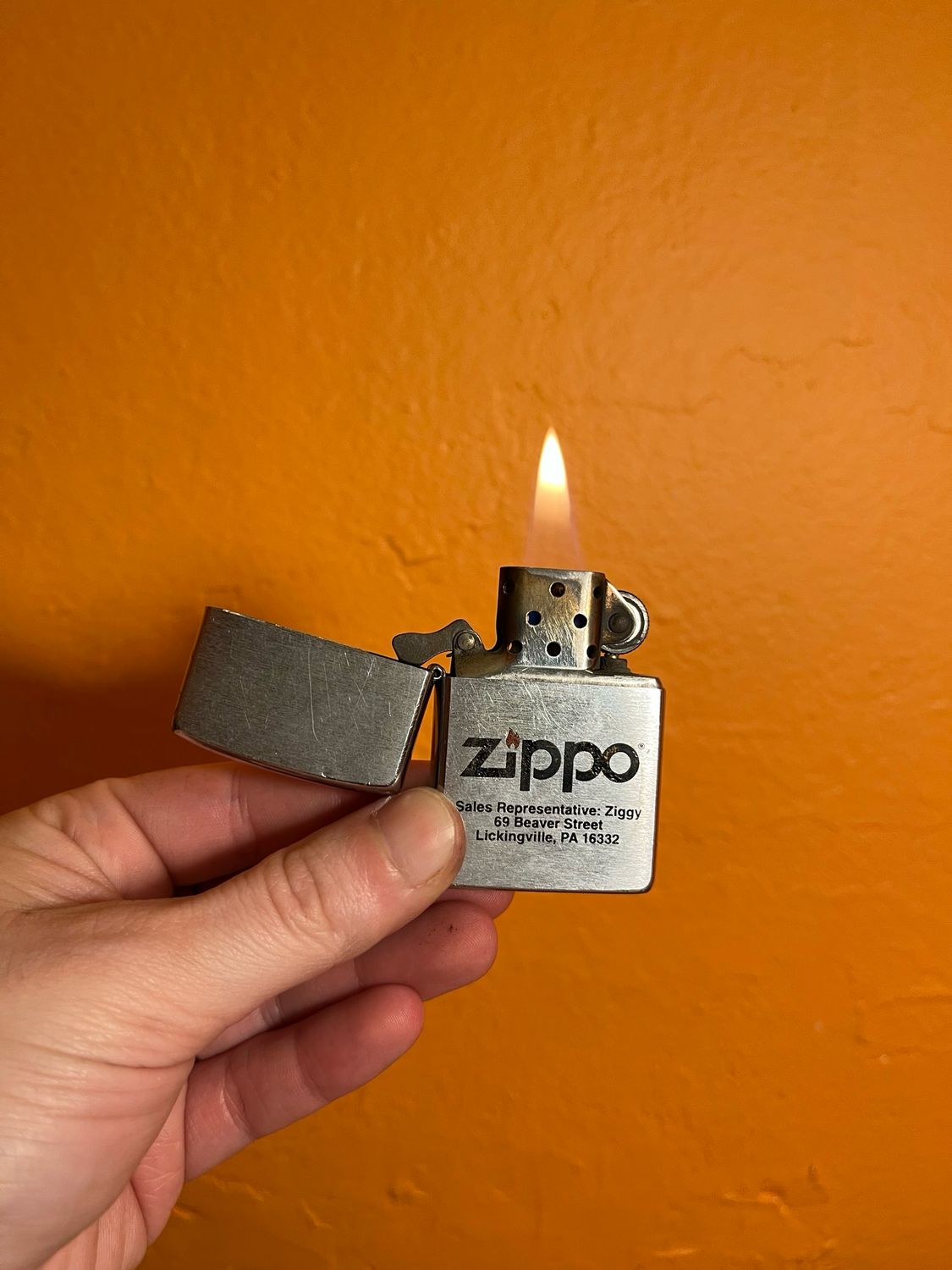 1995 Zippo Rep 69 Beaver St Lickingville PA Lighter