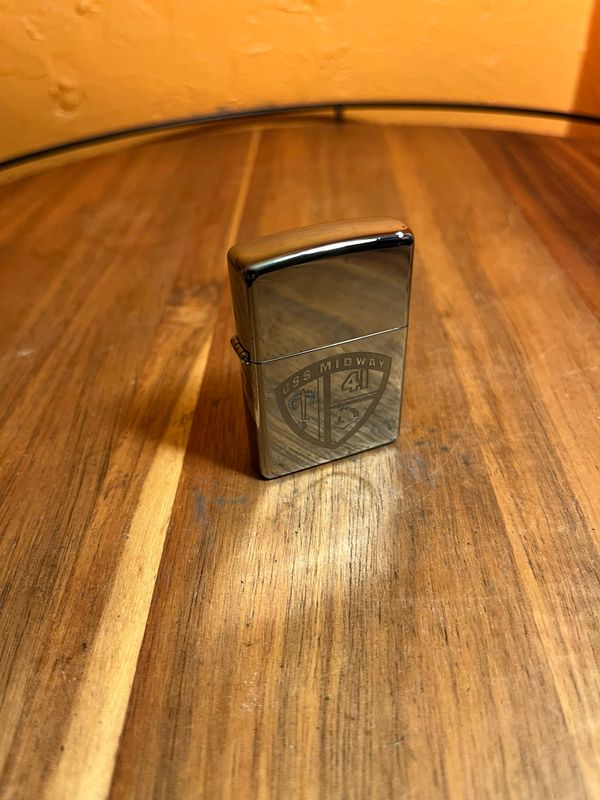 2015 USS Midway Military Sealed Unstruck Zippo Lighter