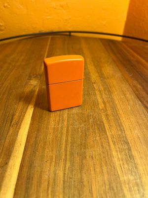 2015 Matte Orange Zippo Lighter