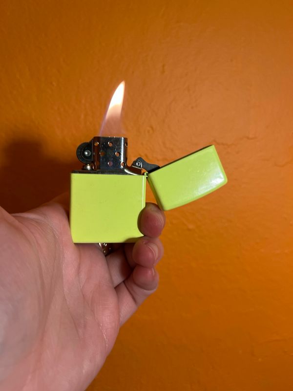 2015 Dayglo Zippo Lighter
