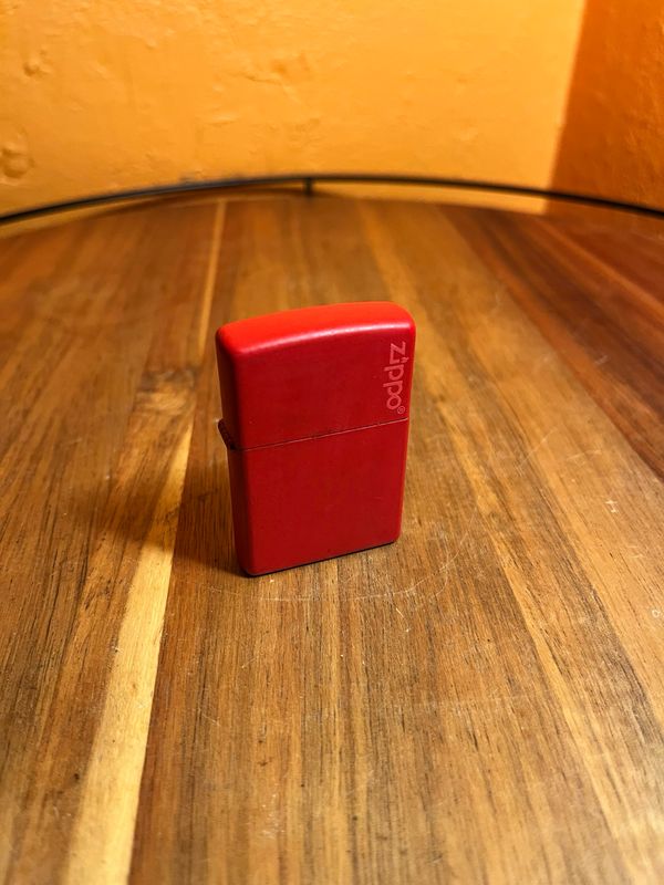 2015 Matte Red Zippo Lighter