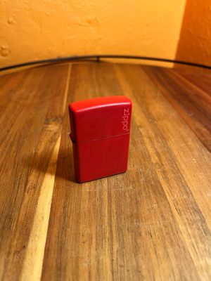 2015 Matte Red Zippo Lighter