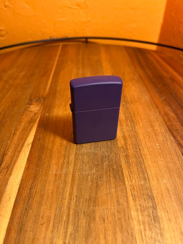 2021 Matte Purple Sealed Unstruck Zippo Lighter