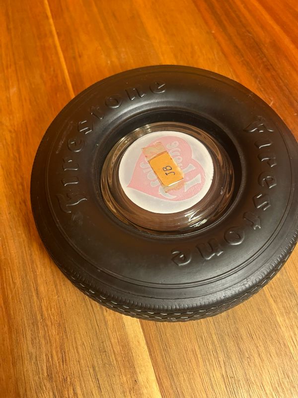 I Love My Stones Firestone Tire Ashtray