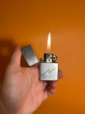 Pre-1950 Compliments Of Lou Kerman Zippo Lighter