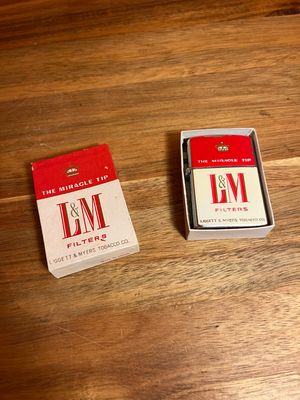 L&amp;M Filters Flip Top Lighter With Box