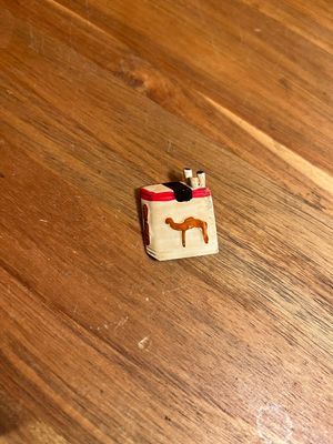 Camel Cigarette Pack Pin
