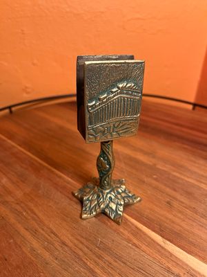 Greek Temple Souvenir Greece Matchbox Holder