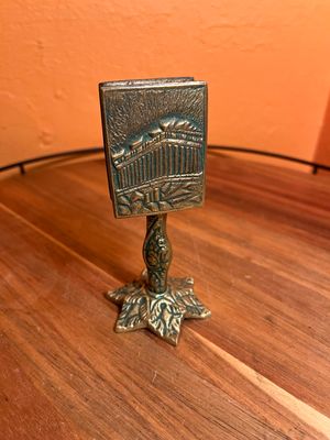 Greek Temple Souvenir Greece Matchbox Holder