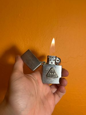 1982 NRA Freedom Flip Top Lighter
