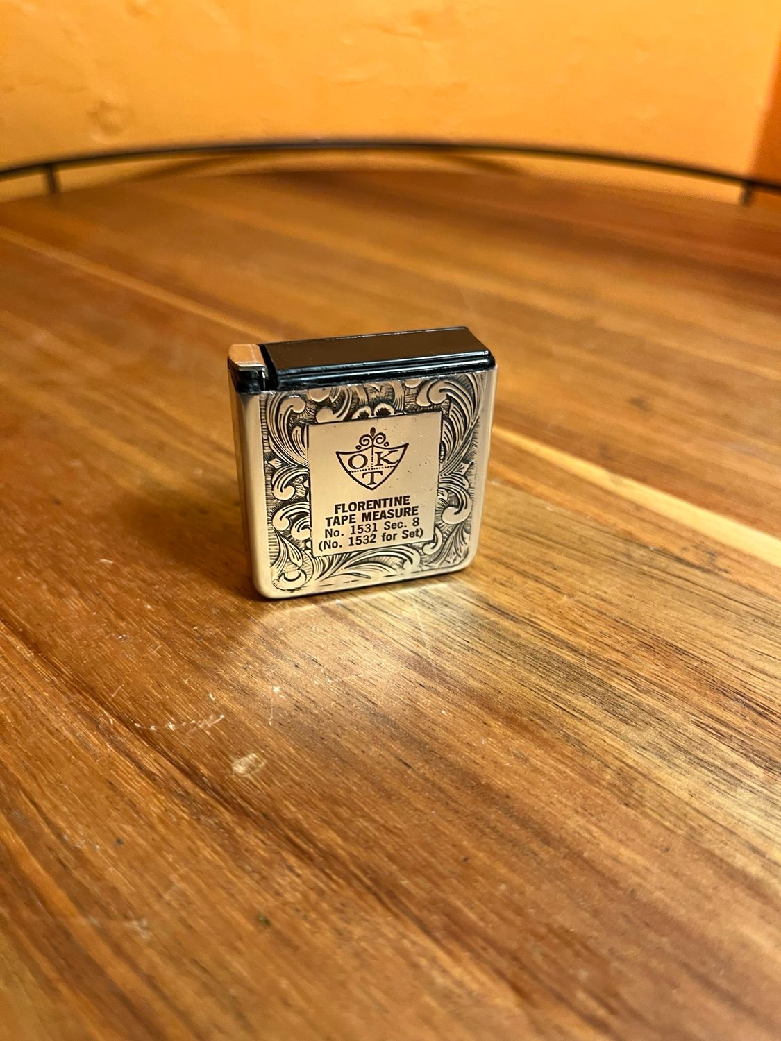 Florentine Filigree Park Tape Measure