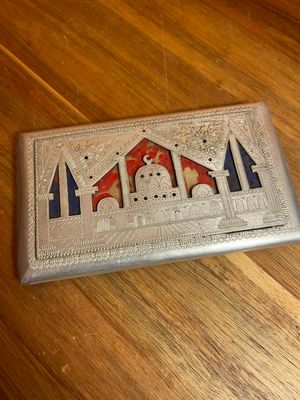 Romantic Egyptian Souvenir Cigarette Case