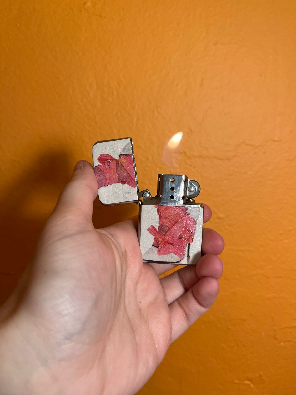 Customized Coquette Flip Top Lighter