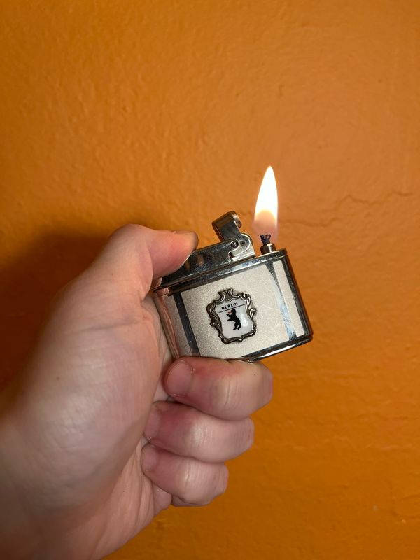 1952 Berlin Souvenir Consul West German Flat Lighter