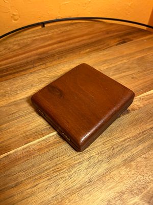 Wooden Cigarette Case