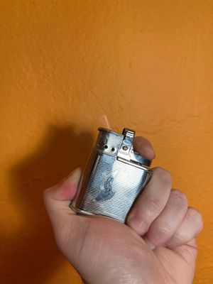 Customized ‘KB’ Ronson Whirlwind Lighter