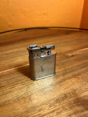 Customized ‘KB’ Ronson Whirlwind Lighter