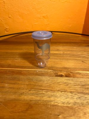 1990s Lidded Camel Shot Glass