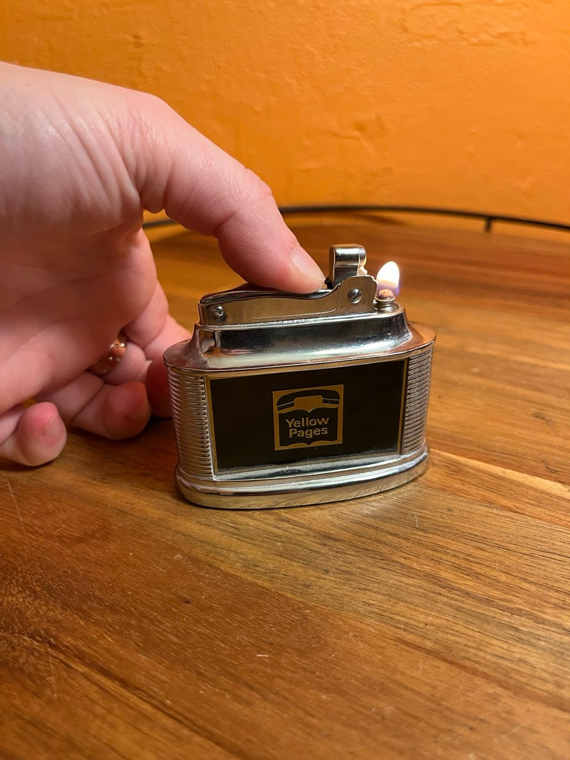 Yellow Pages Promotional Table Lighter