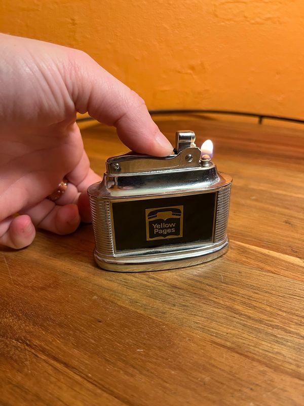 Yellow Pages Promotional Table Lighter