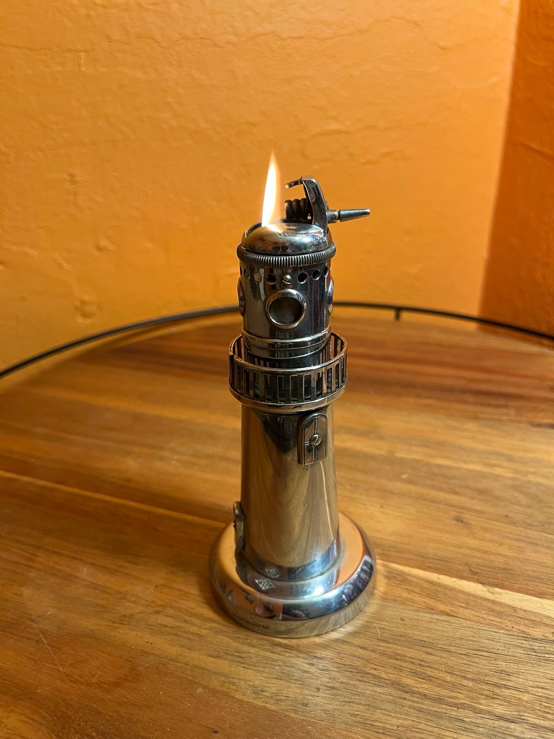 Chrome Lighthouse Table Lighter