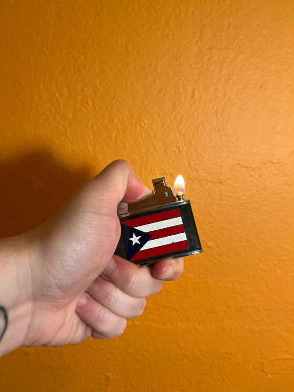 Puerto Rico La Isla De Encanto Flat Lighter