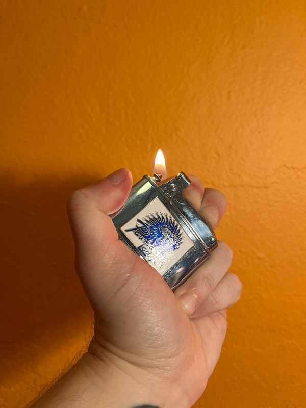 1958 Customized Paumanok Lodge Happy Birthday Carl Werner Master Flat Lighter