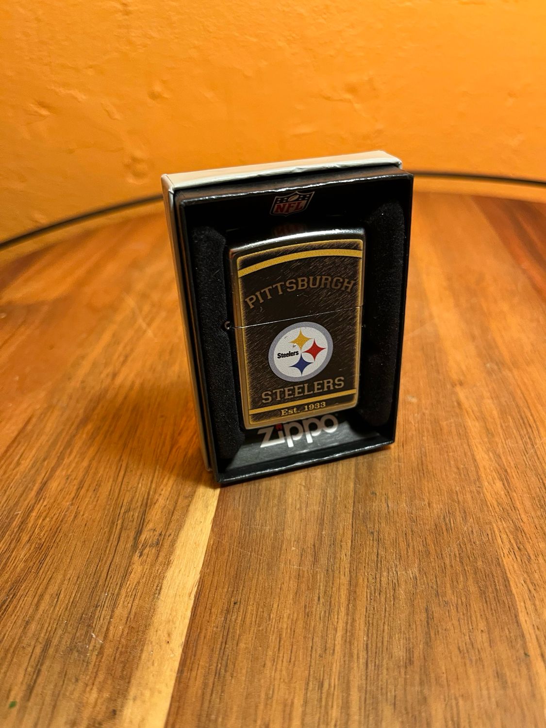 2021 Pittsburgh Steelers Sealed Unstruck Zippo Lighter