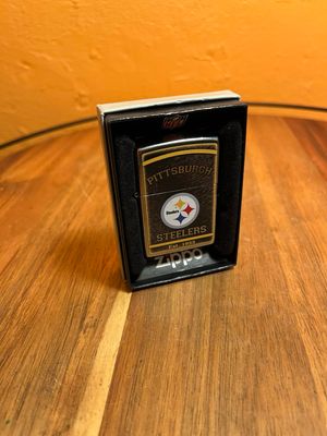 2021 Pittsburgh Steelers Sealed Unstruck Zippo Lighter