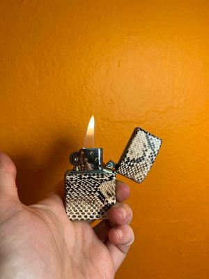 2022 Snakeskin Pattern Zippo Lighter