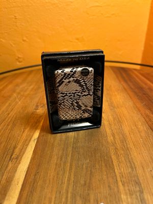2022 Snakeskin Pattern Zippo Lighter