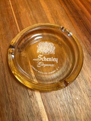 Schenley Elegance Distilling Glass Ashtray