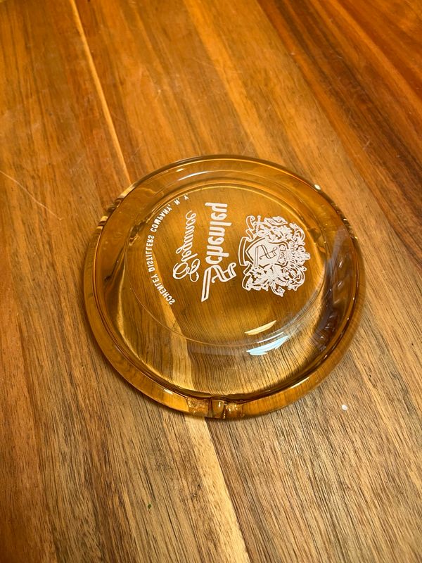 Schenley Elegance Distilling Glass Ashtray