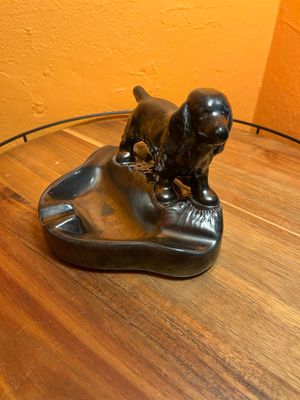 1930s Spaniel Dog Ashtray