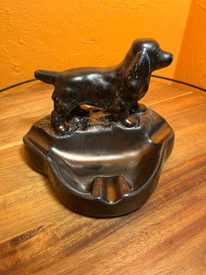 1930s Spaniel Dog Ashtray
