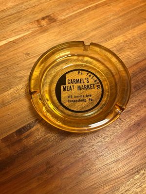 Carmel’s Meat Market Canonsburg PA Ashtray