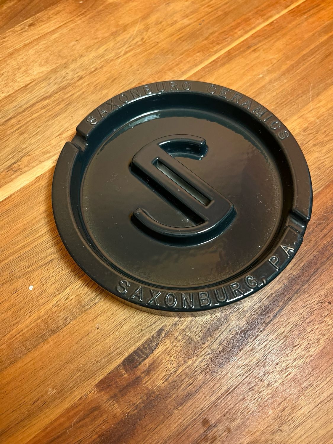 Saxonburg Ceramics PA Ashtray